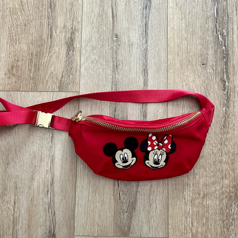 Stoney Clover Ruby Fanny with Mickey and Minnie Disney patches
